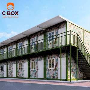 Cbox Maison de conteneur détachable en panneaux sandwich en acier, dortoir modulaire pour travailleurs, camouflage préfabriqué personnalisé - Product Image 4