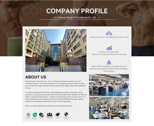 KJ2009 Boxer da <span class=keywords><strong>Uomo</strong></span> in Cotone Naturale di Alta Qualità, Traspiranti e Lunghi, Realizzati con Cura, Sicuri e Salutari, Logo Personalizzato, ODM OEM - Product Image 4