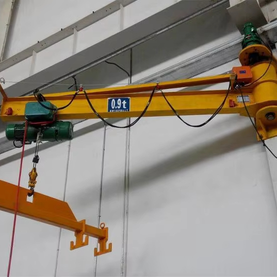 Adjustable Wall Style Jib Lifting System Gear Engine Custom Made Height Fast Install Compact Wall Mounted Jib Crane for Tight