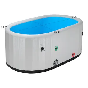 Vasca da bagno di ghiaccio portatile all'aperto gonfiabile per il recupero di acqua fredda terapia bagno caldo atleti vasca da bagno per adulti