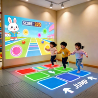 Proyector de Juegos Educativos Interactivo para Pared y Suelo en Forma de L con Software Gratuito y Garantía para Jardín de Infancia y Escuela