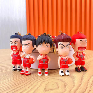 Llavero de dibujos animados de baloncesto Slam Dunk Master japonés, de aleación y PVC, ligero, con mosquetón, colgante para coche/escuela - Product Image 3