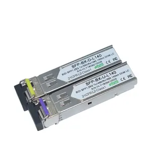 1000BASE-BX WDM收发器1.25G 1490nm/1550nm 140千米DOM BiDi SFP LC