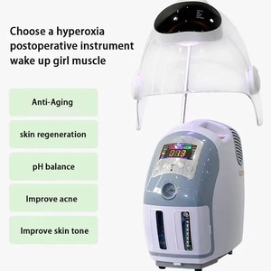 Masque de soin du visage à l'oxygène hyperbare O2toDerm pour les instituts de beauté, pulvérisateur à jet d'oxygène pour la régénération de la peau, anti-âge, amélioration de l'acné - Product Image 2