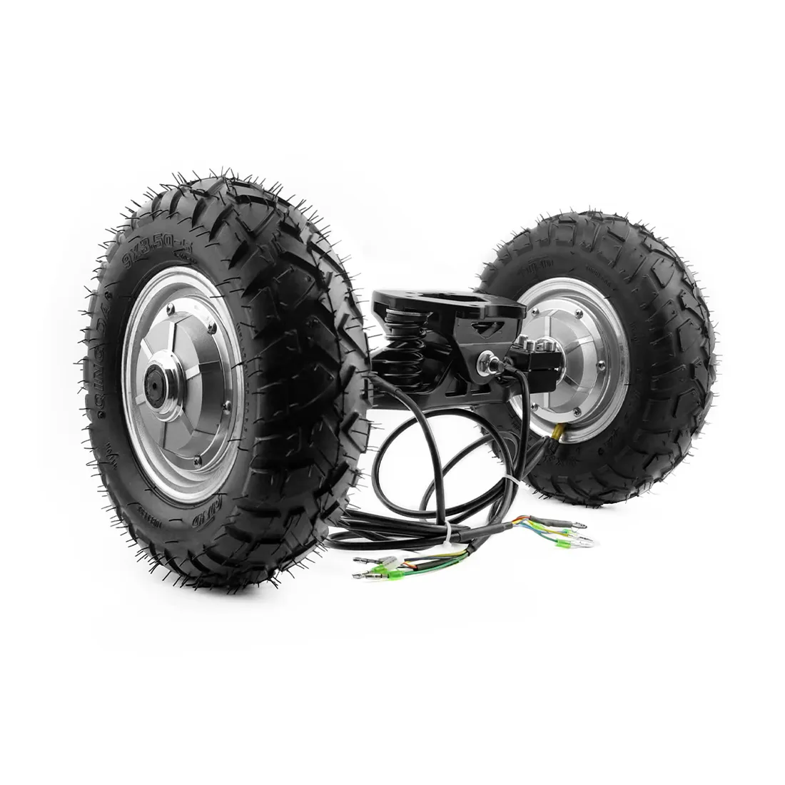 36V 450W bürstenloser Naben motor mit zwei Antrieben 9 Zoll Offroad-Reifen-Elektro-Skateboard teile