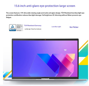 Ordinateur portable Fearless 15 M1502YA7430 R5-7430U 16 Go 512 Go SSD IPS Anglais CN Neuf Graphiques intégrés / Argent / 15,6 <span class=keywords><strong>pouces</strong></span> - Product Image 1