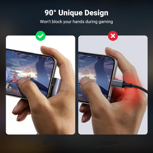 Bộ chuyển đổi âm thanh USB C sang 3.5mm, giắc cắm tai nghe Type C Aux, DAC Stereo Mic HiFi góc vuông, tương thích với iPhone 16 15, màu xám - Product Image 3