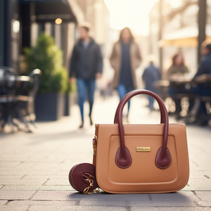 Bolso Bandolera Fana Liz Camel con Asa Única, Estilo Vintage, Cuero Genuino, Impermeable, para Uso Diario - Product Image 2