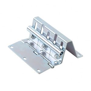 Charnière industrielle robuste EBM en aluminium noir zingué, anti-pincement, double face, pour portes de garage commerciales, salles de bain et extérieur - Product Image 4