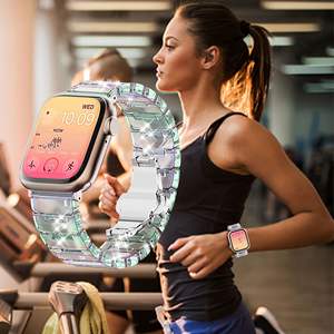 <span class=keywords><strong>Bracelet</strong></span> de remplacement pour iWatch Series 4/5/6/7/8 avec boucle en acier inoxydable argenté pour hommes et femmes - Product Image 3