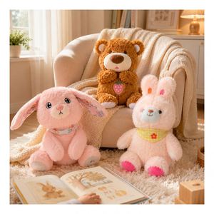 Factory Direct AI Bunny Stuffed Toy Conversational Voice Response Short Fur Cute Comfort Companion for Children - Product Image 6