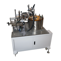 Automática pneumática Heat Press Machine para tampas de garrafa Foil New Condition Plate and Label Uso com bancada rotativa