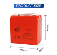 Batterie au plomb sans entretien Leoch Gel 6V 225Ah 3-EVF-225 VRLA à décharge profonde pour transpalette, gerbeur et autolaveuse