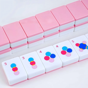 Fichas de Mahjong de Melamina Modernas de Lujo, Mahjong Americano para 4 Jugadores, Juego Familiar, Premium, Pulido a Mano, Entretenimiento y Ocio - Product Image 6