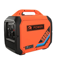 Générateur silencieux à démarrage à distance 4000W 5Kw 10Kva, puissance double 2 Kw 3Kw 3.5Kw, portable, essence, petit générateur 004-007