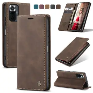 CaseMe For Xiaomi Redmi Note 9 Phone Case Mobile Cover Magnetic Leather Wallet Case for Xiaomi Redmi Note 9 10 Pro 9T Flip Cover