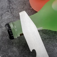 Llavero Abridor de Botellas de Vino y Cerveza de Metal Espejo de Acero Inoxidable, Personalizable con Logotipo por Sublimación Láser