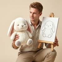 Peluche personnalisée OEM ODM, transformez votre croquis en animal en peluche, poupée en peluche de dessin animé personnalisée avec logo sur mesure pour cadeaux en gros