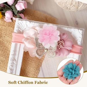 ที่คาดผมผ้าชีฟองลายตาข่ายดอกไม้3D ขนาด5ซม. สำหรับงานเย็บปักตกแต่งงานฝีมืองานแต่งงานแบบทำมือ - Product Image 6