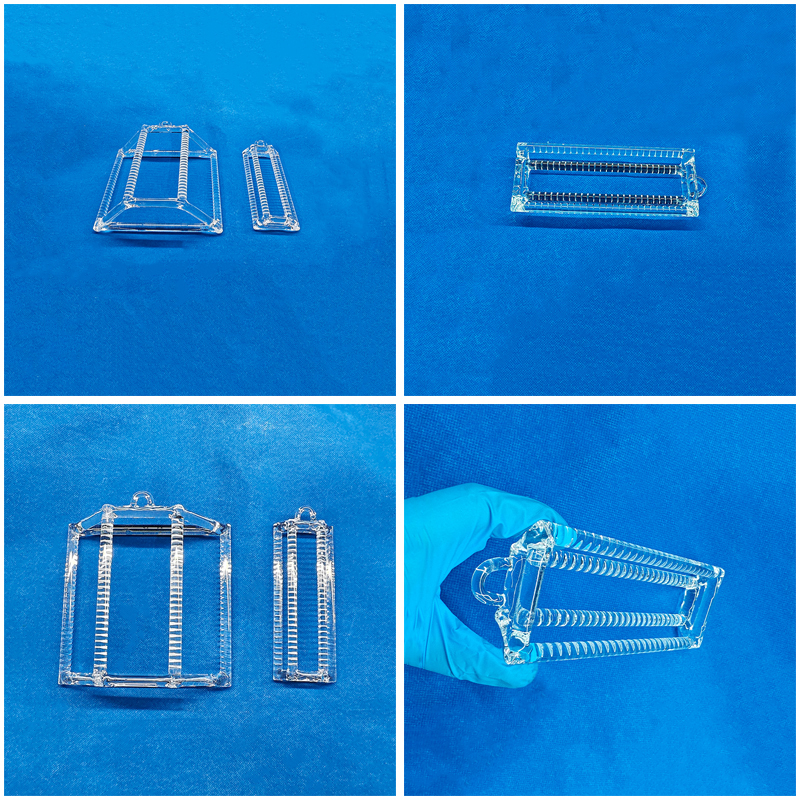 High Precision Laser Drilled Transparent Fused