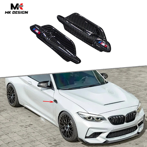 Rejilla de Ventilación Lateral Delantera de Fibra de Carbono Seca para <span class=keywords><strong>BMW</strong></span> <span class=keywords><strong>M2</strong></span> M2C F87 <span class=keywords><strong>2015</strong></span>+, Accesorios Decorativos para el Guardabarros - Product Image 1