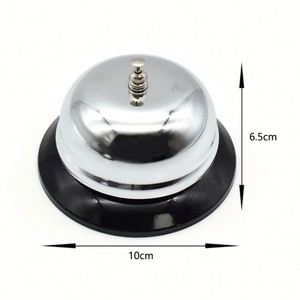 Campana de Servicio Metálica para Mesa de Recepción, Campana de Llamada para Hotel y Restaurante, en Oferta - Product Image 3