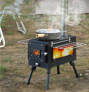 Cucina portatile mobili da cucina da Picnic riscaldamento Multi combustibile campeggio stufa <span class=keywords><strong>a</strong></span> <span class=keywords><strong>legna</strong></span> tenda - Product Image 3