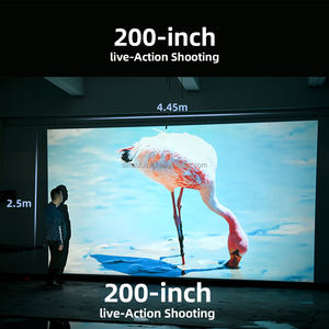 New High Quality Android Projector Smart 1080P Low Cost Dolby Video Game Google Daylight Gtv Portable <b>Home</b> Theatre OEM ROHS A4 - Product Image 2