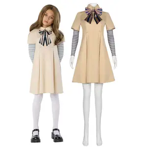 Kids Party Dress Up Outfit Meisjes Robot Pop M3gan Megan Pop Kostuum GCDR-007