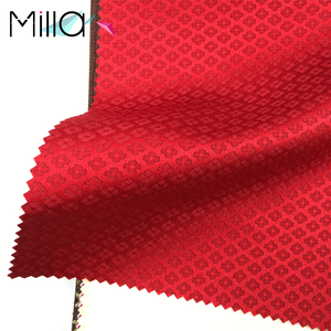 Tela de Damasco de poliéster 100% con patrón bordado, nuevos diseños para mantel, cortina, bolsa, boda y uso de prendas de vestir - Product Image 4