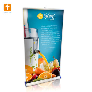 Banner enrollable de aleación de aluminio personalizado Tong Jie de 1.5 pulgadas, montaje sin herramientas, logotipo imprimible para exposiciones y ferias comerciales - Product Image 3