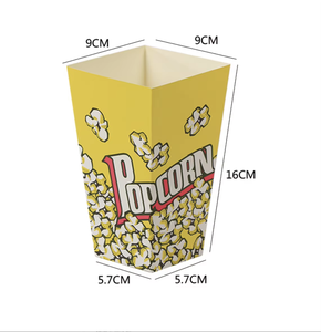 Seau à Popcorn Personnalisé en Papier Enduit PLA Rayé ou Uni, Petites et Grandes Tailles, pour Snacks de Cinéma, Boîte à Popcorn - Product Image 6