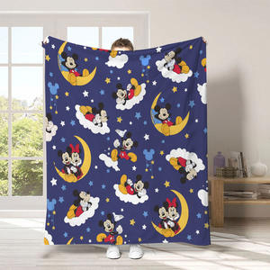 Mantas de Anime con Diseño de Ratones, Lindas y Populares, de Felpa y Franela, para Sofá, Siesta, Niños y Bebés - Product Image 4