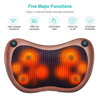 Oreiller de Massage électronique pour le cou, Machine de Massage, 3d, Shiatsu, masseur pour la maison, les épaules et le dos, à la maison,