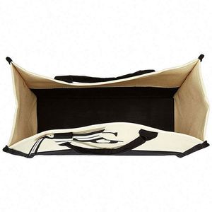 Sac fourre-tout en toile de coton personnalisé pour enseignants et amis, avec impression de lettres et logo sur mesure - Product Image 4