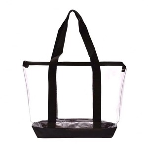 Bolsa de compras reutilizable transparente con cierre de seguridad, de fábrica BSCI, a la moda. - Product Image 1
