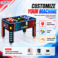 Machine de jeu de réaction commerciale avec boutons lumineux pour centres commerciaux, salles de jeux familiales (FEC) et opérateurs de parcs d'attractions