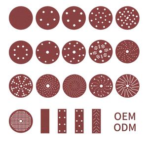 ชุดผสมแผ่นขัดขนาดกลาง 40 ชิ้น ขนาด 6 นิ้ว 150 มม. กระดาษทราย 4 เกรด P80 P120 P180 P240 สำหรับเครื่องขัดแบบวงโคจร OEM ODM - Product Image 4
