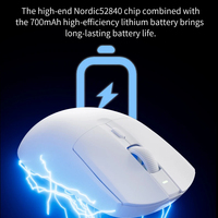 Ajazz AJ139pro 4K Version OEM Logo personnalisé Souris de jeu USB filaire sans fil 2.4G PAW3395 Capteur DPI 26000 Optique