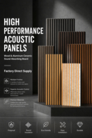 Panneau mural acoustique 3D en PET avec absorption sonore et caractéristiques décoratives pour la décoration intérieure de bureaux et de bars à domicile