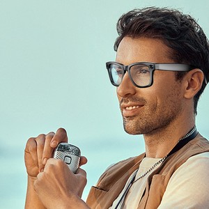 แว่นตาอัจฉริยะ W610T กล้อง 8MP ระบบจดจำวัตถุด้วย AI ลดเสียงรบกวน เหมาะสำหรับปั่นจักรยานกลางแจ้ง - Product Image 2