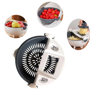 Dụng Cụ Nạo Thủ Công Đa Năng 9 Trong 1 Mới Dụng Cụ Cắt Rau Củ Dụng Cụ Thái Thủ Công Đa Năng Rallador Kèm Rổ Ráo Nước - Product Image 1