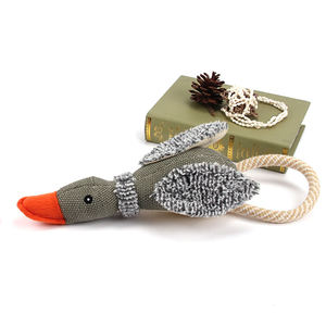 Fashion Cotton and Linen Rope Dog Chew Toy Animal Shape Squeak Toy for Dog Interactive <b>Plush</b> Squeak Dog Toys - Product Image 5