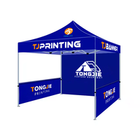 Tente d'ombrage personnalisée toutes saisons, impression haute définition, couleurs vives, résistante au vent, pour stand de salon professionnel TongJie US Warehouse