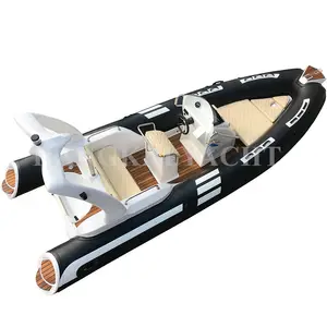 Barco inflável 580 do hull da fibra de vidro do hypalon orca da fábrica da china pvc à venda