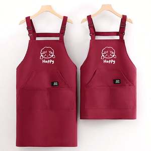 Custom Design Kitchen <b>Apron</b> Elegant Durable Light Green <b>Aprons</b> <b>with</b> <b>Pockets</b> - Product Image 2