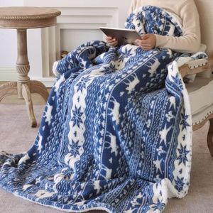 Ready to Ship Sherpa Fleece <strong>Throw</strong> Blanket Super Soft Cozy <strong>Christmas</strong> <strong>Throw</strong> for Winter Couch Bed Sofa - Product Image 1