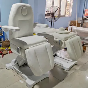 Elektrikli 3 4 Motor Podiatry sandalye tıbbi kanepe tedavi güzellik koltuğu masaj yüz sandalye yatak