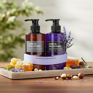 Set de Champú y Acondicionador de Coco, Vegano, Libre de Crueldad, Silicona, Parabenos y Sulfatos, Champú y Acondicionador de Marca Privada - Product Image 1