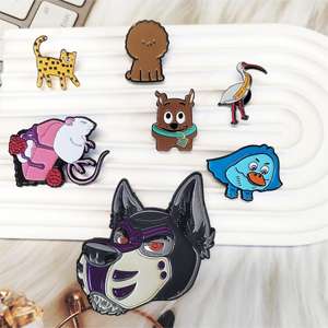 Fabricant d'épingles, épingles à revers en émail de haute qualité, personnalisées, avec des motifs de dessins animés, des animaux, artisanat en métal - Product Image 4